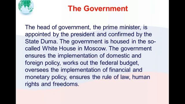 171,172,371 - (30.04) 271,272(4.05) 471 (5.05) political system