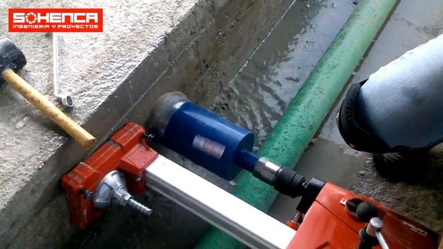 Core Drill HILTI DD 160 con Broca Corona BOSCH Core Bit. SOHENCA смотреть онлайн