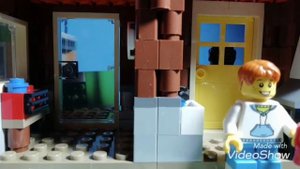 Лего мультик «Один Дома» 1/LEGO scene from film “Home Alone”