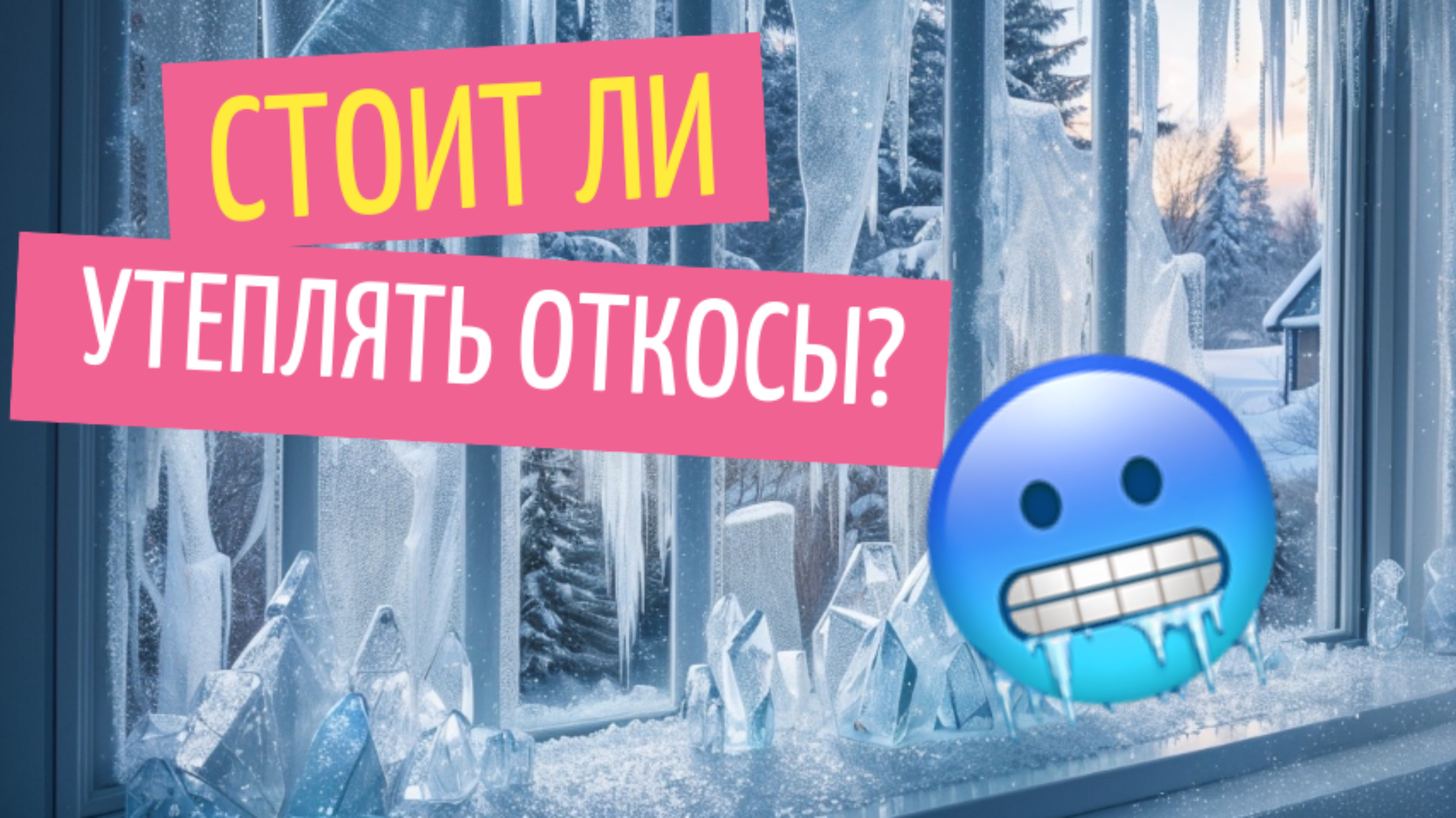 Утепление откосов.