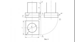 Инж. графика 231 гр. 10.12.2024. Построение трёх основных видов детали по наглядному изображению.