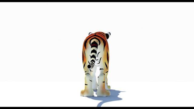 Cartoon Tiger 3d Model for Download | @PROmax3D