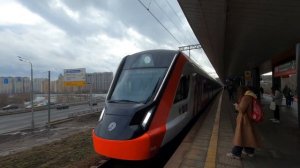 Электропоезд ЭГ2Тв-005 ЦППК "Иволга" платформа Волоколамская