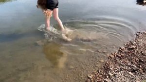 ДЕРЕВЕНСКИЙ ОТДЫХ☀️🌸Купаемся с собаками на речке🐶🐶