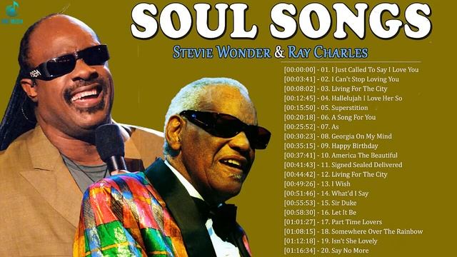 Soul Music Playlist 2022 - Ray Charles, Stevie Wonder Greatest Hits - Best Soul Songs of All Time смотреть онлайн