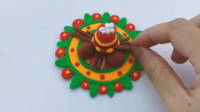 DIY How to make polymer clay miniature Clay house - Kitchen set - tractor - hand pump - water well