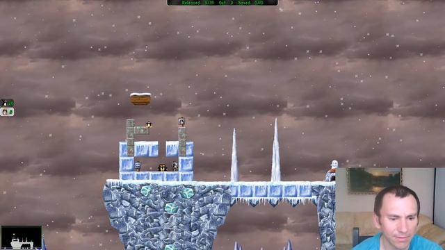 #005 — Прохождение игры «Pingus». Tutorial Island. Dig, bash and other problems смотреть онлайн