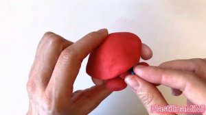 🍄🍄Setas de Plastilina!!! 🍄🍄Мухоморы, грибы из пластилина, очень быстро и легко!!!! 🍄🍄🍄