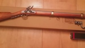 Кремневое ружье макет ММГ, Flintlock rifle with bayonet, France 1806, Denix replica 1036