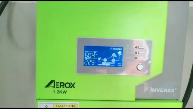 INVEREX AEROX 1.2KW WITH INVEREX RISEN 330 WATTS SOLAR PANELS AT MAXIMUM OUTPUT смотреть онлайн
