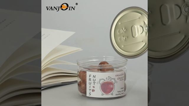 PET Plastic Container Food Cans