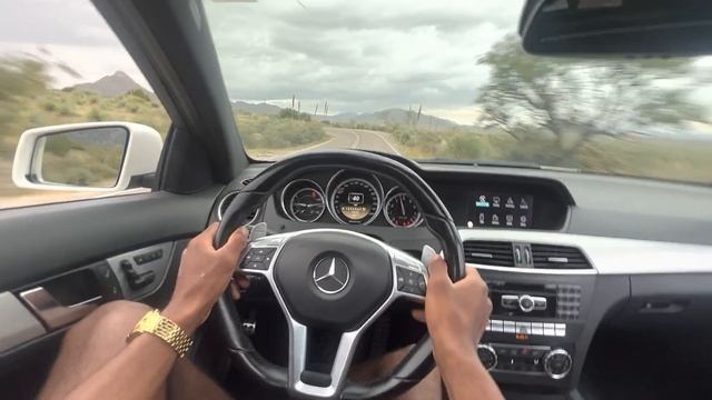 POV: You drive an illegally loud C63 смотреть онлайн