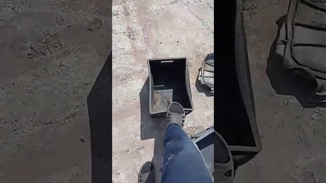 Автоклавирование в ящиках.