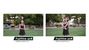 Fujifilm GFX 50R Portraits | Fujifilm 45mm F2.8 vs Mitakon 65mm F1.4