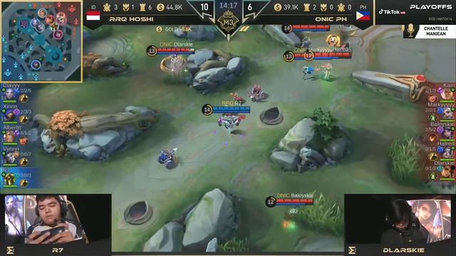 ONIC (PHILIPPINES) vs RRQ HOSHI (INDONESIA) || GAME 3 || M3 WORLD CHAMPIONSHIP  PLAYOFFS