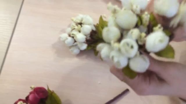 Искусственные декоративные цветы с Алиэкспресс