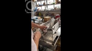 Тестирование полуавтоматического целлофанатора с отрывной лентой Тест 07 08 24