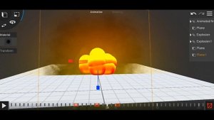 tutorial make Explosion in prisma3d animation 🔥