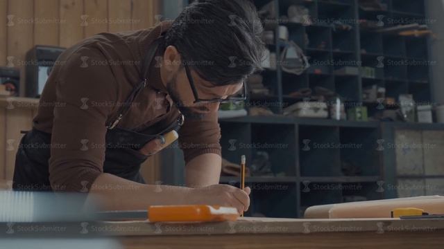 A furniture designer or designer meticulously works on a drawing смотреть онлайн