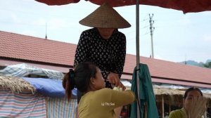 Harvest cucumbers to sell at the market - Get banana tree for Pig, Fish l Lý Thị Sai