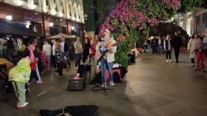 Король и Шут - Лесник - КиШ - песню спели Ростислав Федин и прохожие на Никольской улице в #Moscow