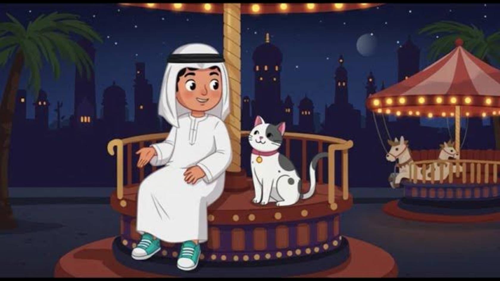 Приключения Али и его друзей" - 2 серия - "Цифры и цвета"(продолжение)(Изучаем арабский язык) смотреть онлайн