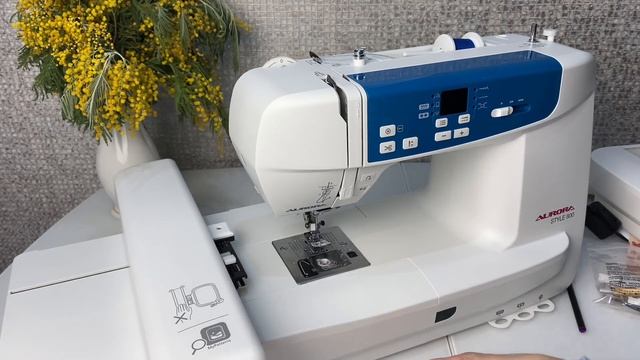 AURORA Style 800 - швейно-вышивальная машина. Обзор. смотреть онлайн