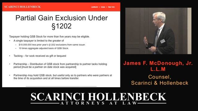 Part V: Tax Issues That Impact Your Wealth: Qualified Small Business Stock