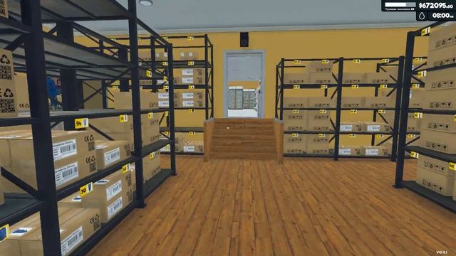 Supermarket Simulator 2025 Делаю ремонт в магазине, новый пол