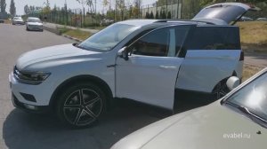 Volkswagen Tiguan 2е поколение eva коврики в салон и багажник нестандартный вариант evabel.ru
