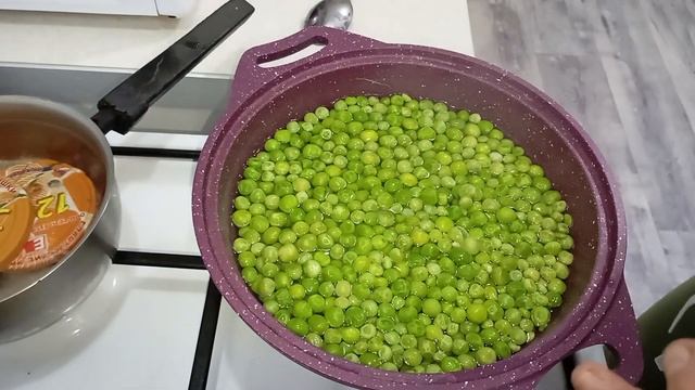 Зелёный ГОРОШЕК консервированный на зиму. Супер просто и Вкусно!