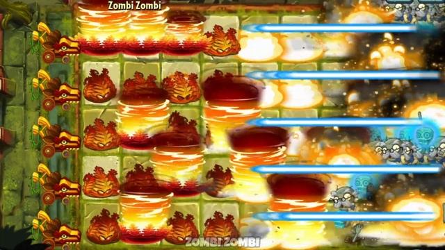 PvZ 2 Plants No Plant Food VS 300 Fast Turquoise Skull Zombie - Who Will Win? смотреть онлайн