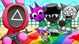 Игра в кальмара, но они СПРАНКИ?! (Sprunki) - GameToons Анимация | fReelaN SHOW