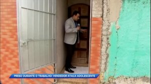 Câmera de segurança flagra vendedor abusando de criança de 11 anos em SP