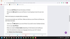 How to restore from an iCloud backup to transfer data to new iPhone