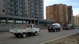UAZ Bukhanka ambulance with siren yelp