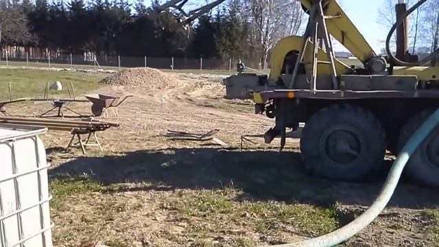 Odwiert dolnego źródła pompy ciepła. Część 1 Ustawianie maszynerii. смотреть онлайн