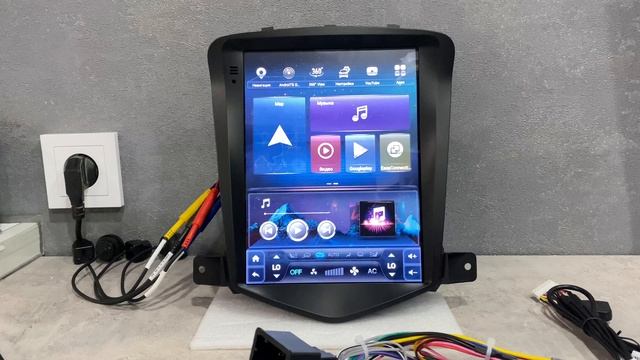 Магнитола в сител Тесла для Chevrolet Cruze (все контакты в описании) смотреть онлайн