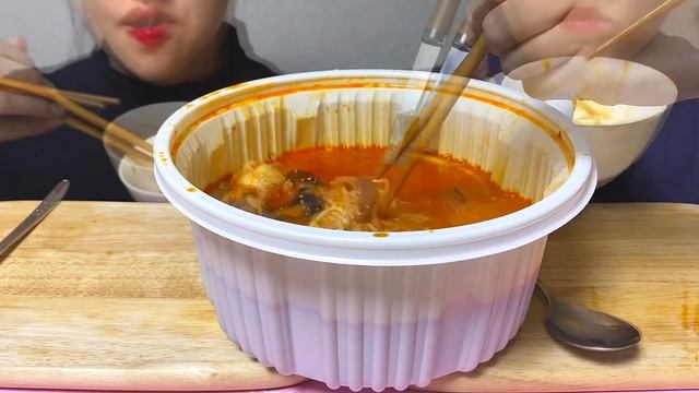 ASMR MALATANG, EATING REAL SOUND MUKBANG, SPICY HOT POT CHINESE FOOD , 마라탕 먹방