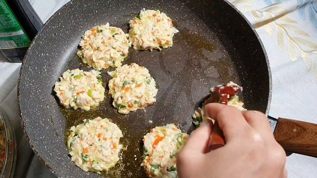 [ENG]chicken breast tofu pancake | 닭가슴살두부전 | 냉장고 파먹기 | 닭가슴살요리 | 냉파요리 | 자투리야채활용요리