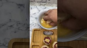 Шампиньоны с сыром и фаршем в аэрогриле iCook.