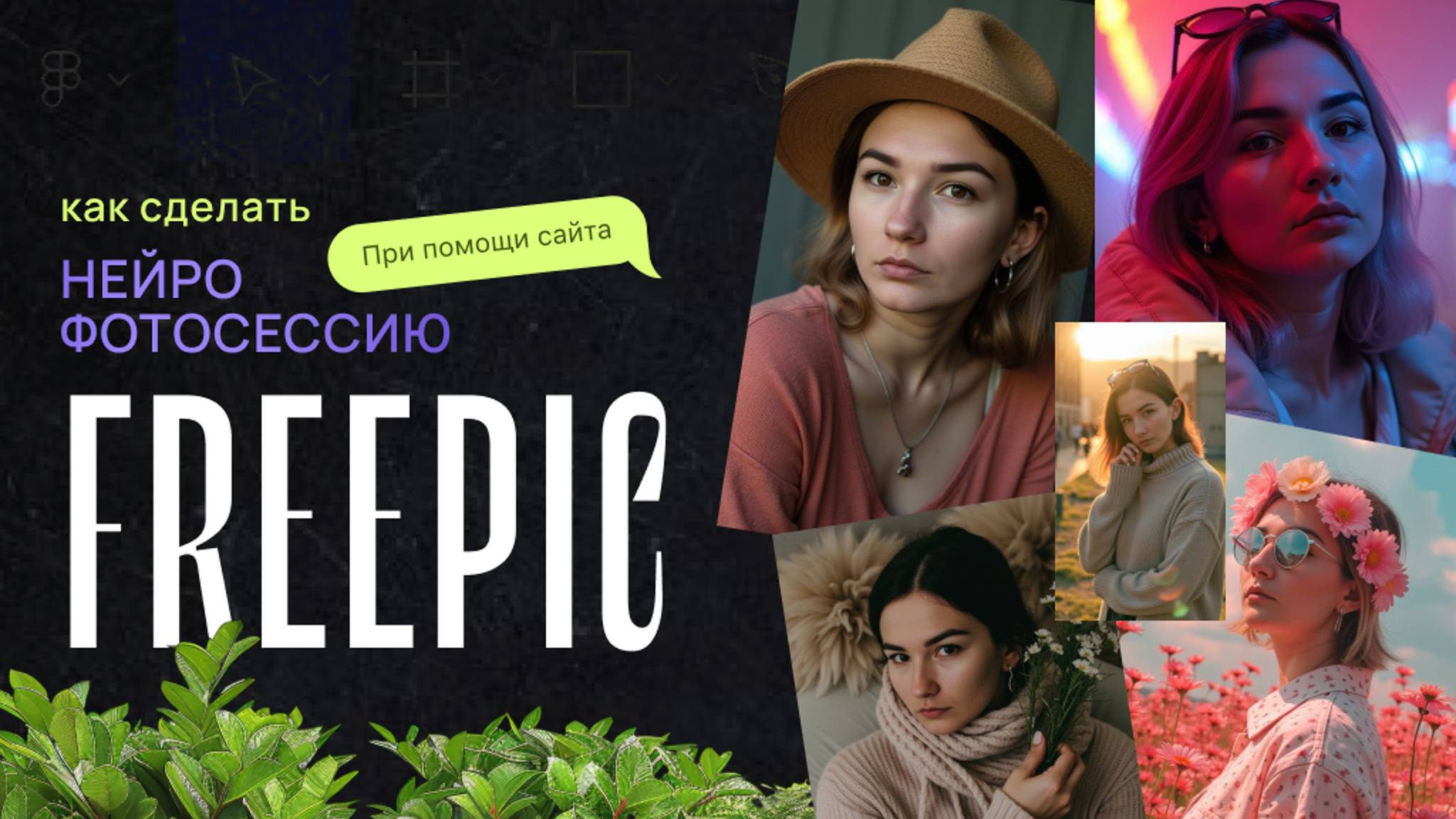 Как сделать нейрофотосессию при помощи сайта Freepic