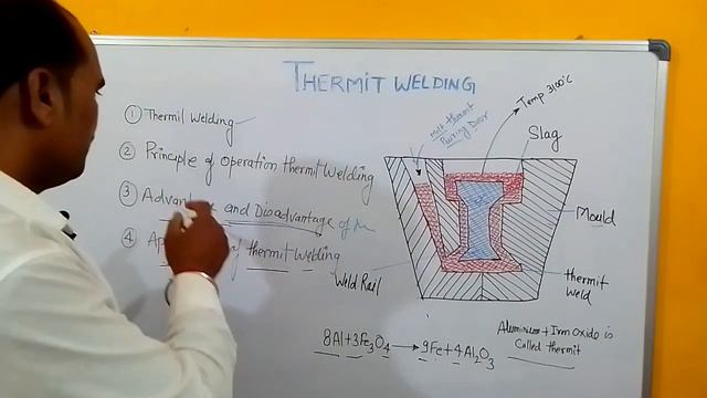 Thermite welding (English) #study #bteupexam #Engineeringexam #Polytechnicexam #Polytechniccollege9