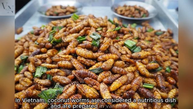 Đuông Dừa (Coconut Worm Larvae) | An Unusual Vietnamese Dish to Try смотреть онлайн