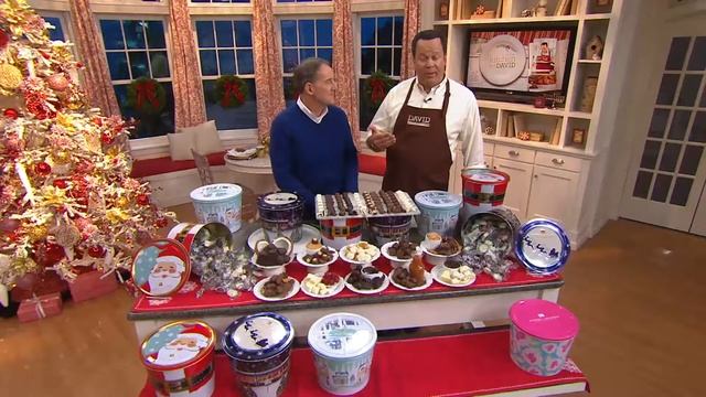 Ship Week 12/8 Harry London 6 lb. Assorted Chocolates in Holiday Tin with David Venable смотреть онлайн