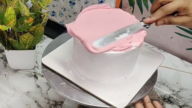 Bahut Time के बाद mila BADA Cake Order || Design bana पूरा जबरदस्त  || Ladies Club ke liye banayi