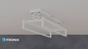 Умная подвесная потолочная сушилка для белья BITRONIX X3 Multifunction