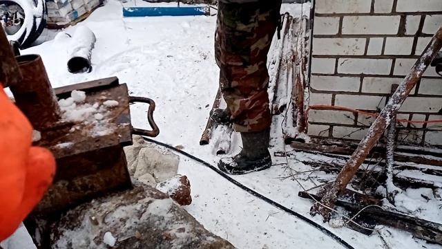 бурение зимой
