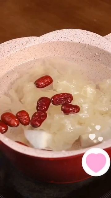 雪耳雪梨汤水 Snow Fungus & Pear Sweet Soup  #shorts