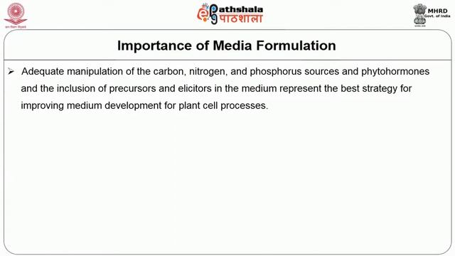 M-18.Bioreactors  design medium composition microorganisms used in food industry